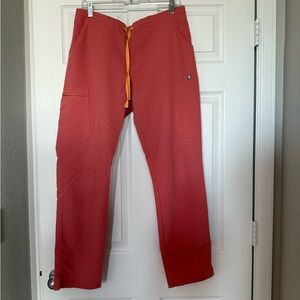 FIGS yola pants coral size M 🌺